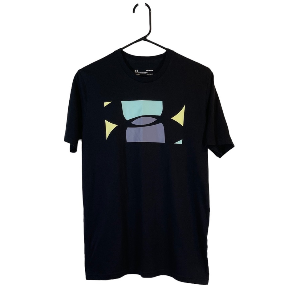 Under Armour Mens Heat Gear T-shirt Loose Fit Small Black